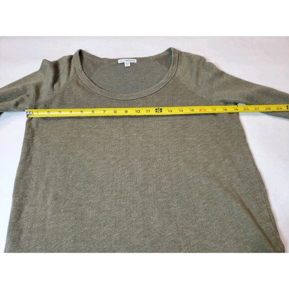 JAMES‎ PERSE Womens 2 Vintage French Terry Raglan Pullover Sweatshirt WXT3964CU - Picture 7 of 9
